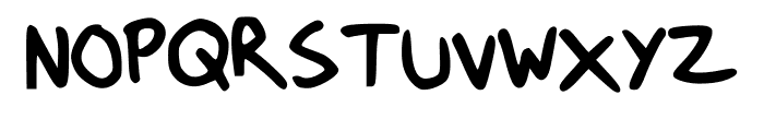 MyHandwritingSucks Font UPPERCASE