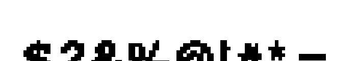 MySims Racing DS Large Font Regular Font OTHER CHARS