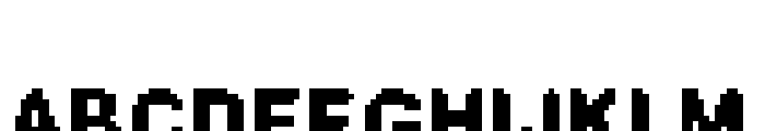 MySims Racing DS Large Font Regular Font UPPERCASE