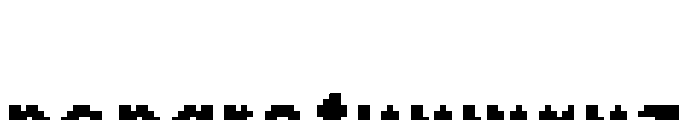 MySims Racing DS Large Font Regular Font LOWERCASE