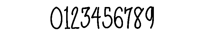 MySkinnyType Medium Font OTHER CHARS