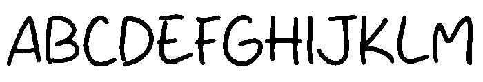 MyWorking Font UPPERCASE