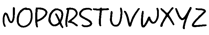 MyWorking Font UPPERCASE