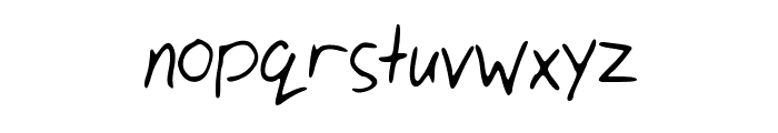 My_Handwriting Font LOWERCASE