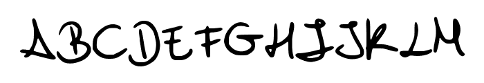 My_font_is_a_handwriting Font UPPERCASE