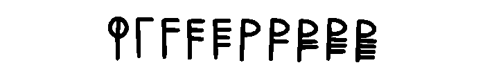Myfontrunes Regular Font OTHER CHARS