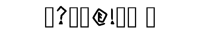 Myfontrunes Regular Font OTHER CHARS