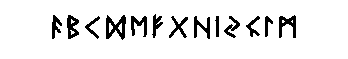 Myfontrunes Regular FONT