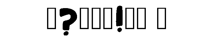 Myfontybb Regular Font OTHER CHARS