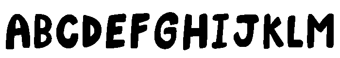 Myfontybb Regular Font UPPERCASE