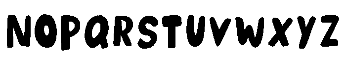 Myfontybb Regular Font UPPERCASE