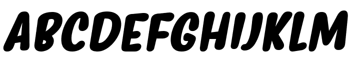 Myfrida Bold Italic Font UPPERCASE