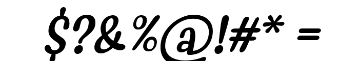 Myfrida Italic Font OTHER CHARS