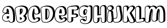 Myfrida Shadow Font LOWERCASE