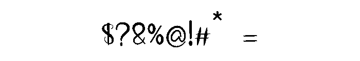 Myhoney Font OTHER CHARS