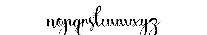 Myhoney Font LOWERCASE
