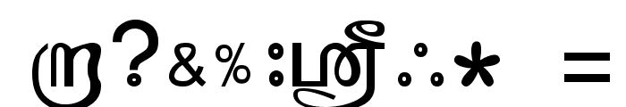 Mylai-Sri Regular Font OTHER CHARS