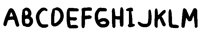 Mynana Font Regular Font UPPERCASE