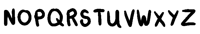 Mynana Font Regular Font UPPERCASE