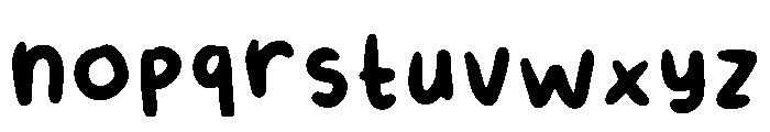 Mynana Font Regular Font LOWERCASE