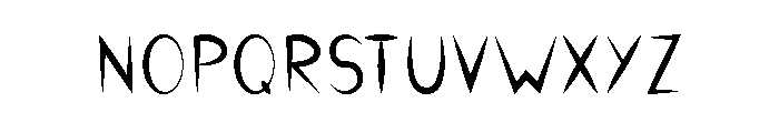 Mysterium Regular Font LOWERCASE