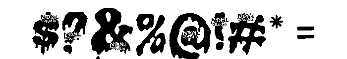 Mysteros Regular Font OTHER CHARS