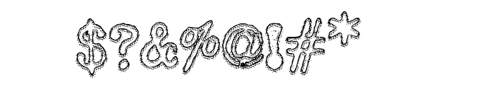 Mystery Book Font OTHER CHARS