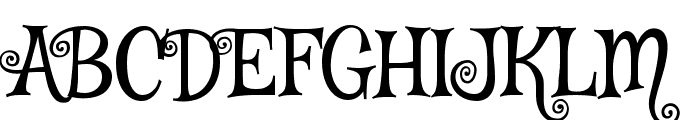 Mystery Quest Font UPPERCASE