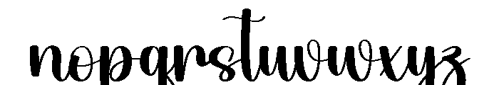Mystical1 Font LOWERCASE