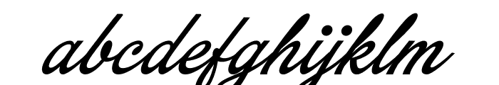 Myteri Script PERSONAL USE ONLY Bold Italic PERSONAL USE ONLY Font LOWERCASE