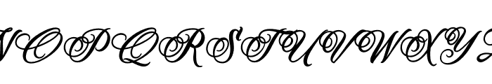 Myteri Script PERSONAL USE ONLY Bold PERSONAL USE ONLY Font UPPERCASE