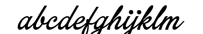 Myteri Script PERSONAL USE ONLY Bold PERSONAL USE ONLY Font LOWERCASE
