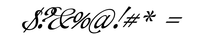 Myteri Script PERSONAL USE ONLY Italic PERSONAL USE ONLY Font OTHER CHARS