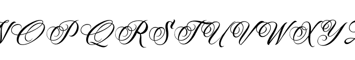 Myteri Script PERSONAL USE ONLY Regular PERSONAL USE ONLY Font UPPERCASE