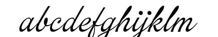 Myteri Script PERSONAL USE ONLY Regular PERSONAL USE ONLY Font LOWERCASE