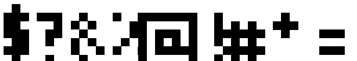Mythic Pixels Regular Font OTHER CHARS