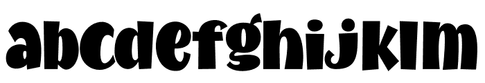 MythicalGarden-Fat Font LOWERCASE