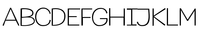 MythicalGarden-Thin Font UPPERCASE