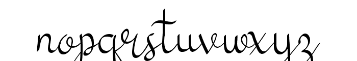 my mecca script Font LOWERCASE