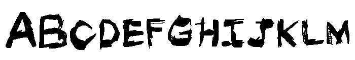 myfont Medium1 Font UPPERCASE
