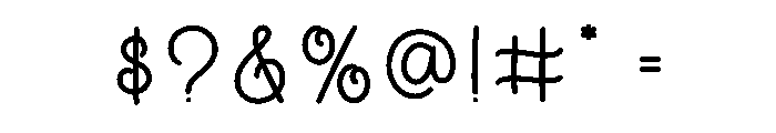 myheart1 Font OTHER CHARS