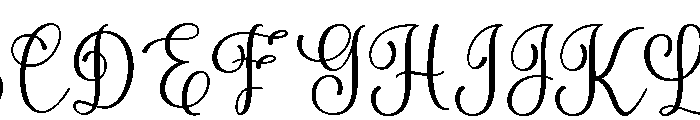 mysweet Font UPPERCASE