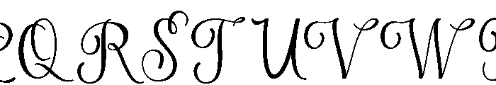mysweet Font UPPERCASE
