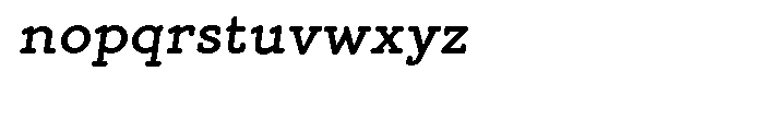 Mymra Forte Bold Italic Font LOWERCASE