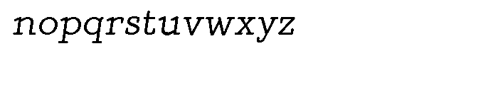 Mymra Forte Italic Font LOWERCASE