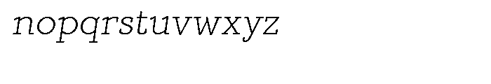 Mymra Forte Light Italic Font LOWERCASE