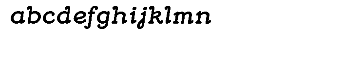 Mymra Piano Bold Italic Font LOWERCASE
