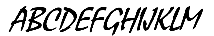 Mystic Italic Font UPPERCASE
