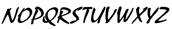 Mystic Wide Italic Font UPPERCASE