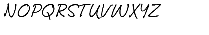 My Left Hand Regular Font UPPERCASE